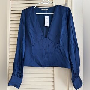 Abercrombie & Fitch Blue Long Sleeve Top